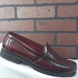 Rockport Mens Brown Leather Penny Loafers 10.5